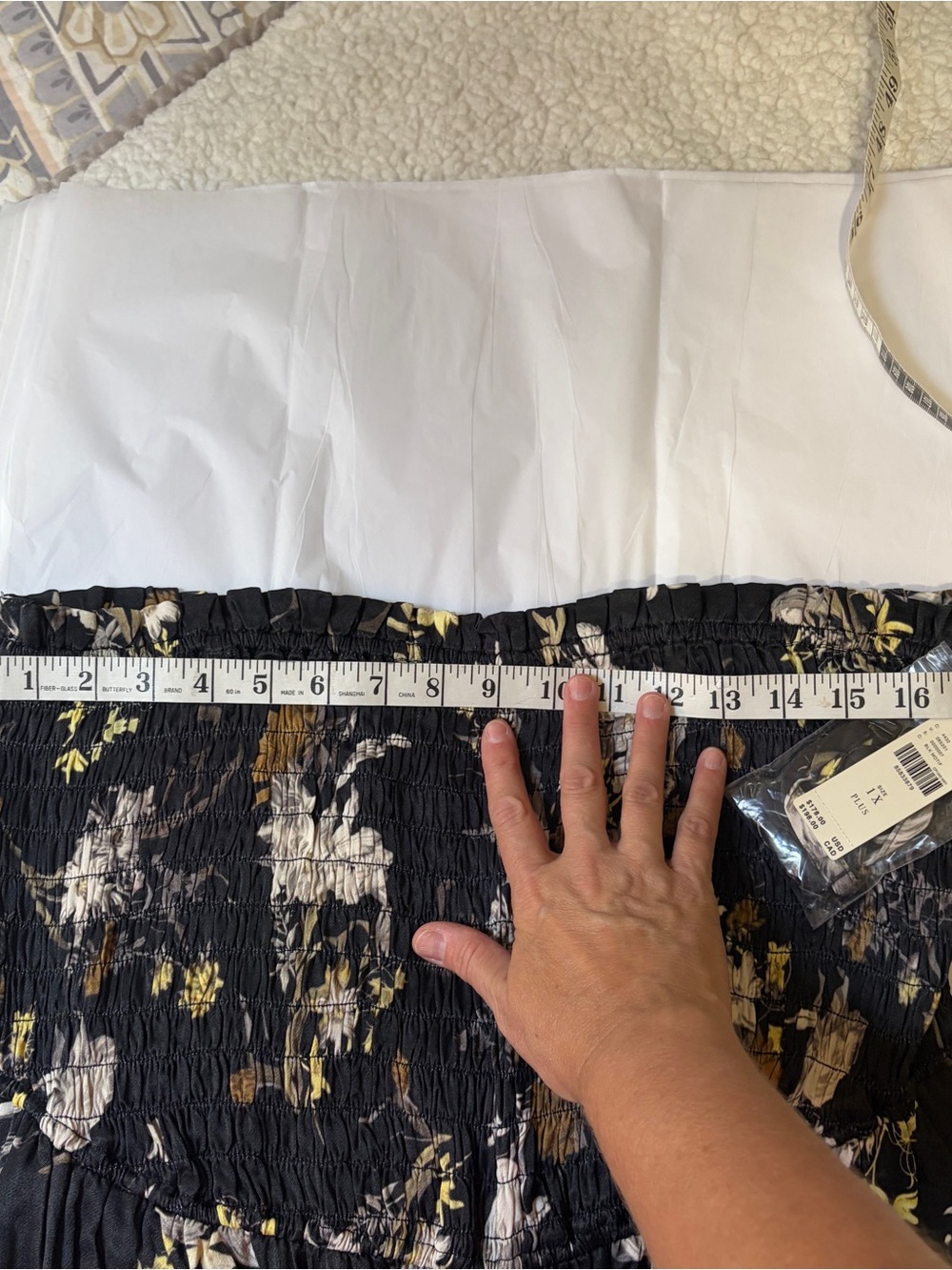 Floral Smocked Strapless Jumpsuit - Picture 13 of 16